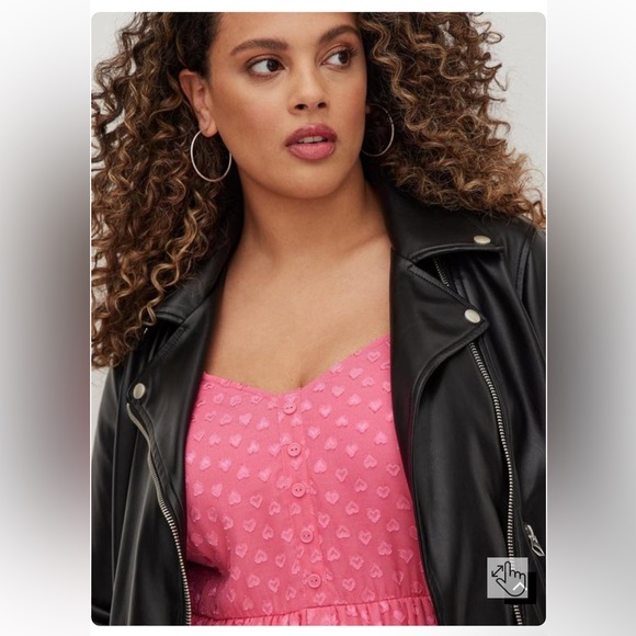 Torrid Midi Chiffon Button-Front Dress - Picture 7 of 9